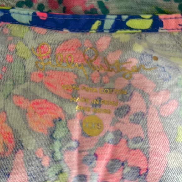 Lilly Pulitzer blue llama dress, size XXS - Picture 4 of 4